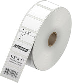 1.5" x 1" Thermal Labels | 6 Rolls | 11400 Labels | fits Zebra, Godex, Arkscan, iDPRT, Offnova Thermal Label Printers and More | Blank White Adhesive Stickers by Ecotherm