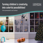 JOYEZA Premium Printable Vinyl Clear Sticker Paper for Inkjet Printer - 25 Sheets Translucent Waterproof, Dries Quickly Vivid Colors, Holds Ink Well - Inkjet & Laser Printer