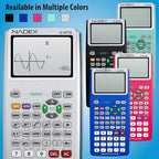 Scientific Calculator with Graph Functions for College and High School Students, Engineering, Advanced Mathematics, Calculus, Algebra, Geometery, Trigonometry, Statistics, Physics, Chemistry - Silver