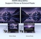 USB C Hub, INTPW 9-in-1 USB Multiport Adapter with 4K HDMI, PD 100W, USB-C and 2 USB A 3.0 5Gbps, 2 USB A 2.0, SD/TF Card Reader, Aluminum USB Hub for Laptop, iPhone 16/15 Series, MacBook, iPad