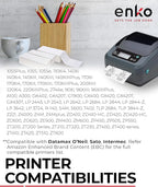 enKo 2 Stacks/4000 Labels 4" x 6" Fanfold Direct Thermal Labels Compatible for Rollo Zebra Printer - Shipping Mailing Postage Labels, Perforated, Permanent Adhesive (2 Labels/Fold | 2000 Labels/Stack)