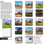 2025 Wall Calendar,Calendar 2025, January 2025 - December 2025, Wall Calendar Barns, 12" x 24" Opened,Full Page Months Thick & Sturdy Paper for Calendar Organizing & Planning