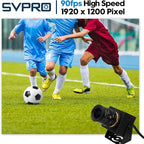 SVPRO Global Shutter USB Camera - 1200P 90FPS High Speed with 2.8-12mm Zoom Lens, Manual Focus Close-up Webcam for Golf Swing, Industrial Camera - USB Plug and Play