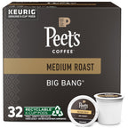Peet's Coffee, Medium Roast Keurig K-Cup Pods - Big Bang, 32 Count (1 Box of 32 K-Cup Pods)