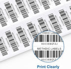 Methdic Address Labels 1" x 2-5/8" 3000 Labels Sticker Paper for Laser/Ink Jet Printer Mailing Labels 8.5"×11" White 30 per Sheet
