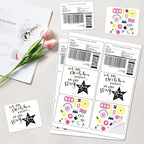 BESTEASY 3-1/3 X 4 Inches Shipping Address Labels, Thermal Sticker Labels, 6 up Self Adhesive Sticker for Laser and Inkjet Printer, 500 Sheets 3000 Labels