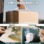 Lichamp Clear Packing Tape, 24 Rolls Heavy Duty Packaging Tape Refill for Moving Boxes, Mail Shipping Supplies, 1.88 inch x 55 Yard x 2.6 mil, A224TP