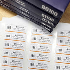 1" x 2-5/8", 25 Sheets, 750 Mailing Address Labels, White Sticker Labels for Laser & Inkjet Printers, Permanent Adhesive