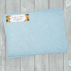 Illustrated Sunflower Rolled Address Labels/Roll of 250 Floral Garden Personalized Address Labels/Designer Return Address Stickers in Elegant Plastic Dispenser