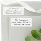 Personalized Return Address Labels Stickers - 150 Matte Custom Mailing Labels for Envelopes, Self Adhesive Flat Sheet Rectangle Personalized Name Stickers