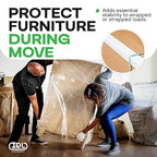 IDL Packaging Cardboard Edge Protectors 2" x 2" x 18", Full Pallet of 5600 pc, White - V-Board Reinforced Corner Protectors - Regular-Duty Cardboard Corners for Shipping