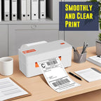 L LIKED 4" x 6" Direct Blank Thermal Shipping Labels with 450 per Roll - Compatible with Zebra 2844 ZP-450 ZP-500 ZP-505 (1 Rolls - 450 Labels)