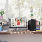 HP Pavilion Tower Desktop Computer, Intel 8-Core i7-10700F up to 4.8GHz, 64GB DDR4 RAM, 2TB PCIe SSD, GeForce GT 610 2GB, WiFi 6, Bluetooth, RJ-45, Type-C, KB & Mouse, Black, Windows 11 Pro, Tichang