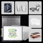 100PCS Clear Bubble Pouches Wrap Bags, 8 x 12 Inch Bubble Out Bag Pouch for Packing & Shipping, Double Layer Bubble Cushion Wrap Bags Protective Bubble Pouches Bags for Moving and Storage