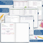 Legend Teacher Planner – Undated Lesson Plan Book for Teachers with Weekly & Monthly Calendars - Classroom Organization & School Year Planner – 8.5”x11.5” Hardcover (Mystic Blue Debossed)