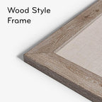 U Brands Linen Bulletin Board, 72"x47", Rustic Wood Style Frame, Industrial Grade Pinning Surface