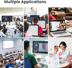 PTZ Camera 4K Conference Room Camera USB3.0/HDMI Live Streaming 12X Optical Zoom Wide Angle for Video Conferencing Church Services Education Medical Work with Zoom Webex OBS YouTube Facebook