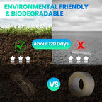 ADHES Heavy Duty Kraft Paper Tape, 7.5mil, 2 Inch x 55 Yards x 12 Rolls, Biodegradable Paper Packing Tape Writable & Uncoated Brown Packing Tape for Shipping, Moving, Sealing