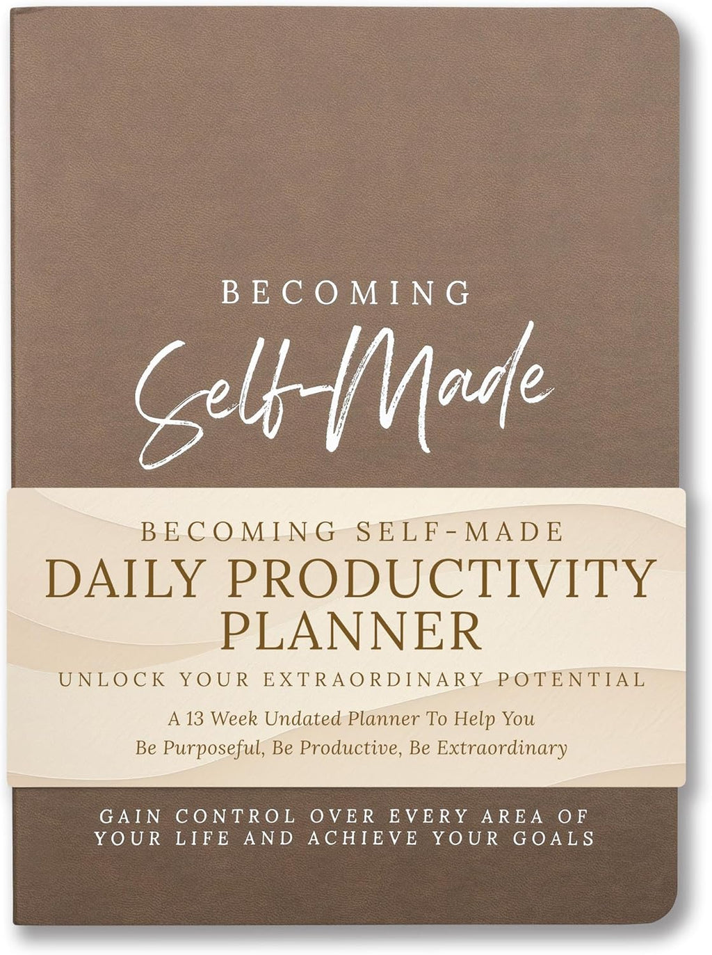 Undated Daily Planner for Men & Women - 90 Days of Productivity, Reflections, Self Care, Achieving Goals & Mindfulness - Journal with Daily To Do List, Prompts & Habit Tracking