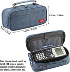 Pencil Case, Large Capacity Pencil Case Organizer; Double Zipper Storage Bag; Big Pencil Pouch for College School Office Teen Girl Boy Men Women Adult