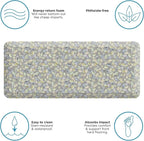 GelPro Anti-Fatigue Designer Cushioned Comfort Kitchen Floor Mat, Padded Stain-Resistant, Waterproof, Non-Slip Comfort Padded Desk/Office Mat, Orchard Grey Lake 20x48