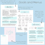 Pland Studio All-In-One 90 Day Goal Planner, Quarterly Planner, Guided Journal with Prompts, Daily Journal Notebook and Hourly Planner! Fitness, Self Care Wellness, Productivity, Mental Health, ADHD, Gratitude Journal