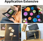 OcePor 30 Sheets Black Cardstock 8.5” x 11”, 92lb/250gsm Black Card Stock, Thick Card Stock Paper, Heavy Cardstock Paper for Printer, Resume, Scrapbooks, Art, Crafts, Business Cards