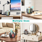 Exerz Desk Organiser/Mesh Desk Tidy Candy/Pen Holder/Multifunctional Organiser 360 Rotating