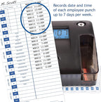 Pyramid Time Systems - 3600SSK1 Smart SiteTime Clock and Document Stamp with SmartSite LED Alignment and Tri-View Window - Includes 125 Time Cards, Time Card Rack, Ribbon, 2 Security Keys
