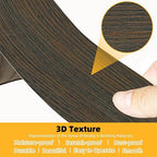 GSCIT Club Brown Walnut Wallpaper, 24 inch X 25ft Self Adhesive Wood Grain Repair Tape Patch for Tables, Chairs, Baseboards, Doors, Windows, Floors, Handicraft DIY.