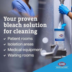 Clorox Healthcare Bleach Germicidal Wipes, 12" x 12", Refill for Bucket, 110 Count Pouch (Package May Vary)