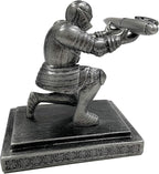 Executive Knight Pen Holder with a Pen Personalized Desk Accessories Decor Home Office Cool Pen Stand Iron