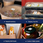 Perco USE by Labels for Monarch 1136 Price Gun - Buy 2 Sleeves Get 1 Free! 24 Rolls, 42,000 Labels - with Bonus Ink Rolls