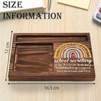 School Secretary Appreciation Gifts, Thank You Gifts for Secretary School Office Assistant Principal Staff Worker School Admin, School Secretary Gift Desk Self-Stick Note Pad Holders TZP05