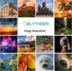 2025 Wall Calendar BEACHES, 18 Months Hangable Wall Calendars, Beach Calendars 2025-2026, 12" x 24" (Open), Thick Glossy Paper, Organizing & Planning