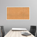 Amanti Art Natural Cork Board for Wall, 25x45 Vision Board with White Frame, Oversize Corkboard Office Decor for Home Organization, Modern Corkboard Pinboard to Display Items for Home Organization in