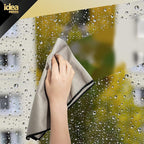 Idea Home Premium Microfiber Cleaning Cloth Ultra Absorbent Streak and Lint Free Fish Scale Large 16 x 24 Polishing Glass Drying Towel (2 Pack)