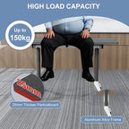 Folding Conference Table, Mobile Training Table for Office Conference, Modern Modular Rectangular Work Desk Meeting Seminar Work Tables with Caster Wheels, Large Breakroom Tables (4Pack L55.1in)