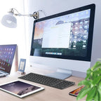 iClever BK10 Bluetooth Keyboard, Universal Bluetooth 5.1 Wireless Keyboard with Number Pad, Ergonomic Design, Multi-Device Compatibility, Stable Connection for Mac, iPad, iPhone, Android, Windows