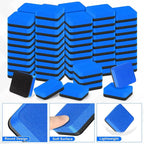 200 Pack Dry Erase Erasers, Mini Magnetic Dry Erase Eraser Bulk, Square Blue White Board Dry Erasers, Ideal Chalkboard Cleansers, Perfect for Kids Classroom, Home and Office (1.97 x 1.97 Inch)