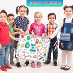 Monthly Calendar Whiteboard Dry Erase Cork Board Combination for Wall, 24"x18" Magnetic Dry Erase Board, Double-Sided White Board, Portable Board for Office, Kitchen, Planning, Memo, School, Home