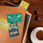 Canopy Street Religious Motivational Quote Cards / 2" x 3.5" Flat Business Card Size / 50 Positivity Cards / 25 Uplifting Christian Designs