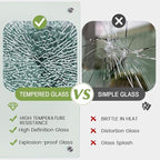 Magnetic Glass White Board 72"X36" Premium Tempered Dry Erase Boards Wall Mounted Frameless Whiteboard Message Writing Boards (White)