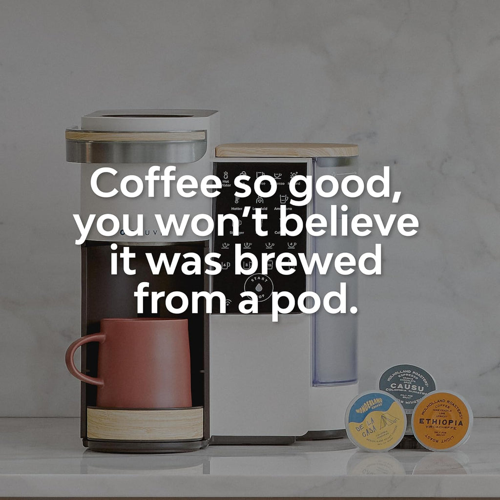 The Bundle | Single-Serve Coffee System | Includes 20 Coffee and Espresso B-Pods Coffee Brewer