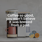 The Bundle | Single-Serve Coffee System | Includes 20 Coffee and Espresso B-Pods Coffee Brewer