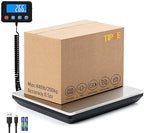 Digital Shipping Postal Scale 0.5 oz High Accuracy！440lb Commercial Weight Scale for Package, Small Business, Mail, Warehouse, Home, Battery & Charging Cable Included