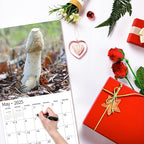 2025 Wall Calendar Funny Natures Dongs, January 2025 - December 2025, Funny Gag Gift for Adults, White Elephant Gift, 12 Months Organizer with D'ck Pics Nature Photos, 12" x 24" Opened