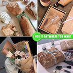 Honeycomb Packing Paper, MINHAO 15"x400' Eco Friendly Packing Paper for Moving Recyclable Honeycomb Paper Moving Supplies Bubble Paper Wrapping Protective Roll, With 36 Fragile Sticker Labels