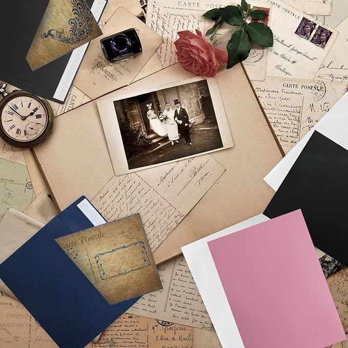 50 sets of A7 envelopes, 5x7 envelopes, 5x7 invitation envelopes, printable invitation envelopes, photos, postcards, greeting cards, Mail, Wedding self-sealing Envelopes (cream)