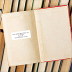 White Address Labels for Business - Personalized Return Address Labels, Custom Mailing Labels, Shipping Stickers for Envelopes and Packages (Sans Serif Font)